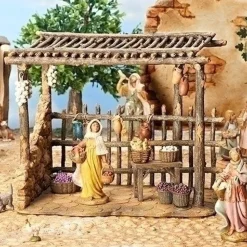 Best 9" Bazaar , 5" , 55586 Resin Nativity