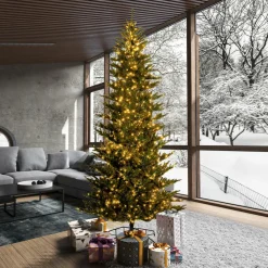 Vickerman 10' Natural Fraser 3Mm Led 2200Cc, K194088Ledcc, ^ Pre-Lit