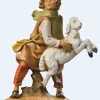 Fontanini Aaron Shepherd With Sheep 5", , 72563^ Stocking / Skirt