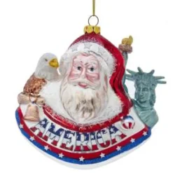 Cheap America Santa Ornament, Td1707, Kurt Adler General Gifts
