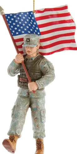 Best Sale Army® Soldier Ornament, Am2191, Kurt Adler General Gifts