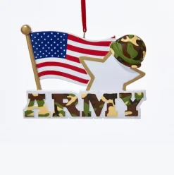 Fashion Army With American Flag Ornament For Personalization Speciality