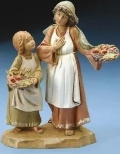 Fontanini Ava & Lea Shepherdess And Child 5", , 57523^ Stocking / Skirt