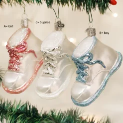 Old World Christmas Baby Shoes^ Stocking / Skirt