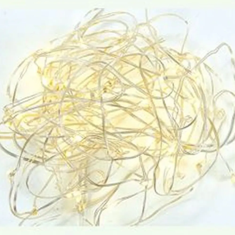 Kurt S Adler Battery-Operated 50-Light Warm White Led Fairy Twinkle Light Set^ Stocking / Skirt