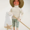 Byers Choice Beach Girl Catching Starfish, , Znau173^ Byers Choice Carolers