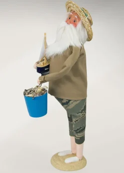 Byers Choice Beach Santa With Sailboat Christmas Town Exclusive, , Znau171^ Stocking / Skirt