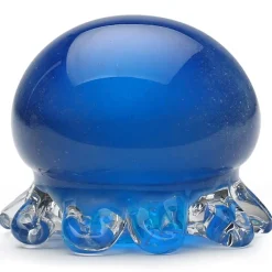 Dynasty Glass Blubber Jelly, Aqua^ Glass