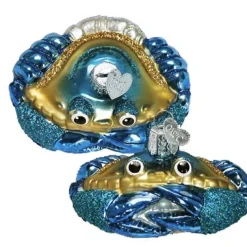 Old World Christmas Blue Crab^ Stocking / Skirt