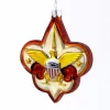 Kurt S Adler Boy Scout Logo Glass Ornament, Bs0001^ Stocking / Skirt