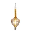Best Sale Bubble Light Gold Glitter Replacement Bulbs 3 Pk Novelty