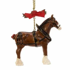Kurt S Adler Budweiser® Clydesdale Horse Ornament. Ab2121^ Stocking / Skirt
