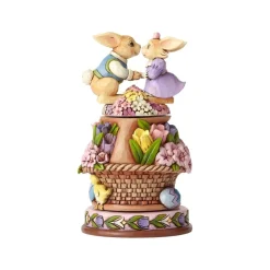 Cheap Bunnies With Rotatable Flowers General Gifts