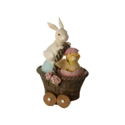 Raz Bunny And Chick In Basket^ Easter