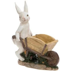 Raz Bunny With Wheel Barrel^ Stocking / Skirt