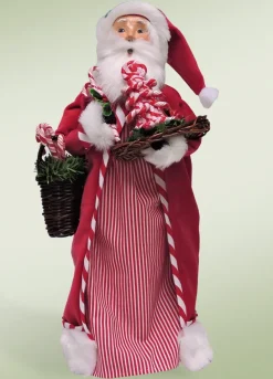 Byers Choice Candy Cane Santa, , 3163^ Byers Choice Carolers