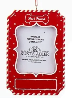 Kurt S Adler Cat And Dog Picture Frame Ornaments For Personalization^ Resin