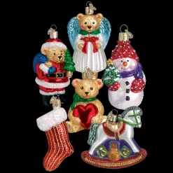 Old World Christmas Child's First Christmas Collection^ Blown Glass