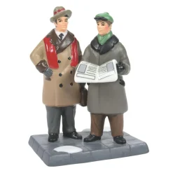 Department 56 Cic, Breaking News, 6007589, Christmas In The City^ Stocking / Skirt