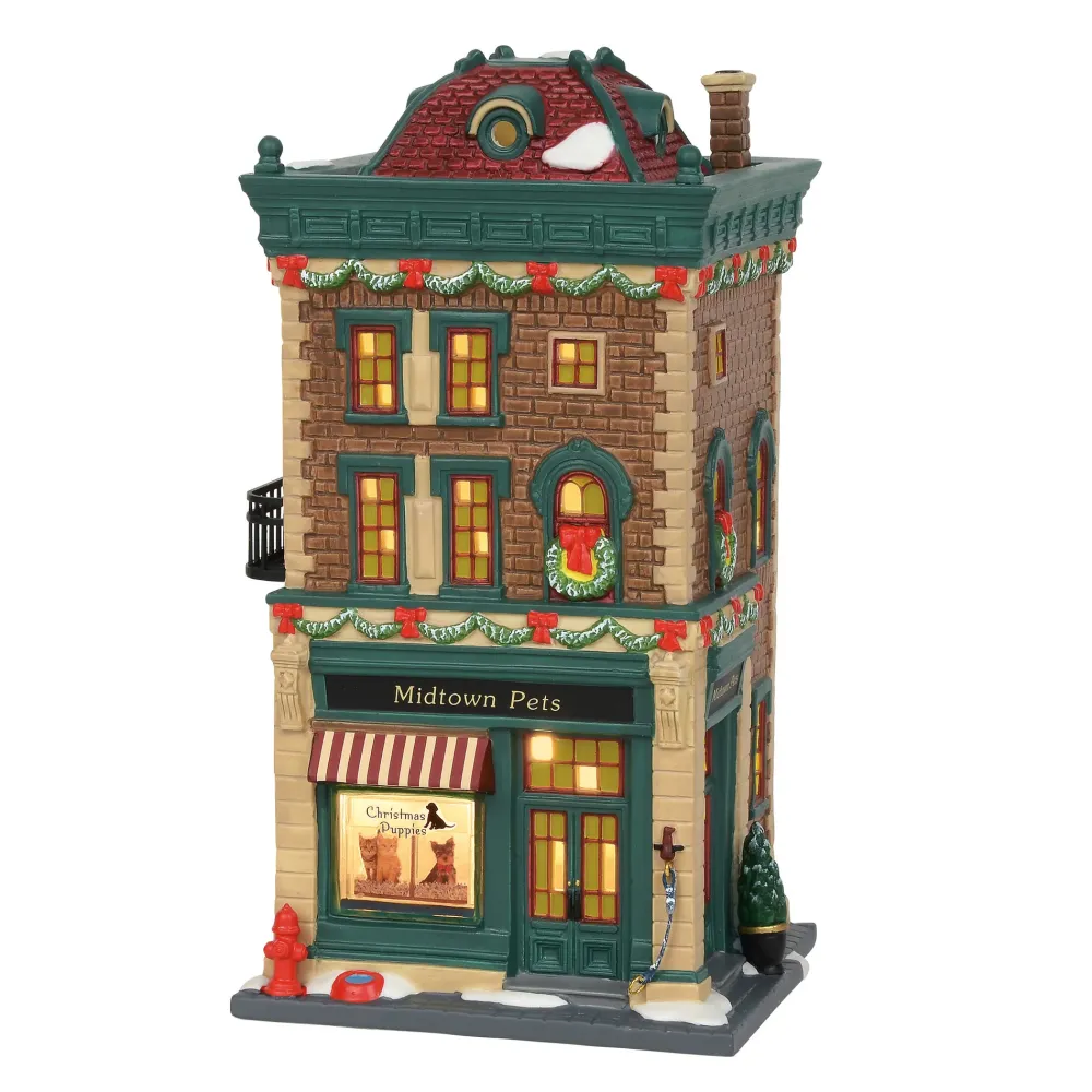 Department 56 Cic, Midtown Pets, 6003058, Christmas In The City^ Stocking / Skirt