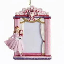 Kurt S Adler Clara Picture Frame Ornament^ Stocking / Skirt