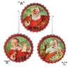 Kurt S Adler Coca-Cola® Santa Bottle Cap Ornaments^ Santas