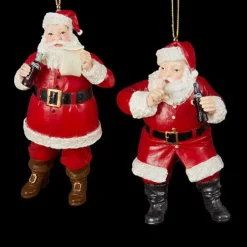Kurt S Adler Coca-Cola® Santa With Coke, 2 Assorted, Cc2157^ Stocking / Skirt