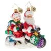 Christopher Radko Cr, A Bicycle Built For Two, 1020406, ^ Santas