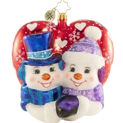 Christopher Radko Cr, A Frosty First Christmas, 1020884, ^ Blown Glass