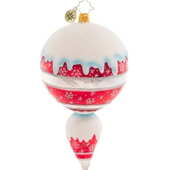 Christopher Radko Cr, A Frosty Hello, 1020759, ^ Blown Glass