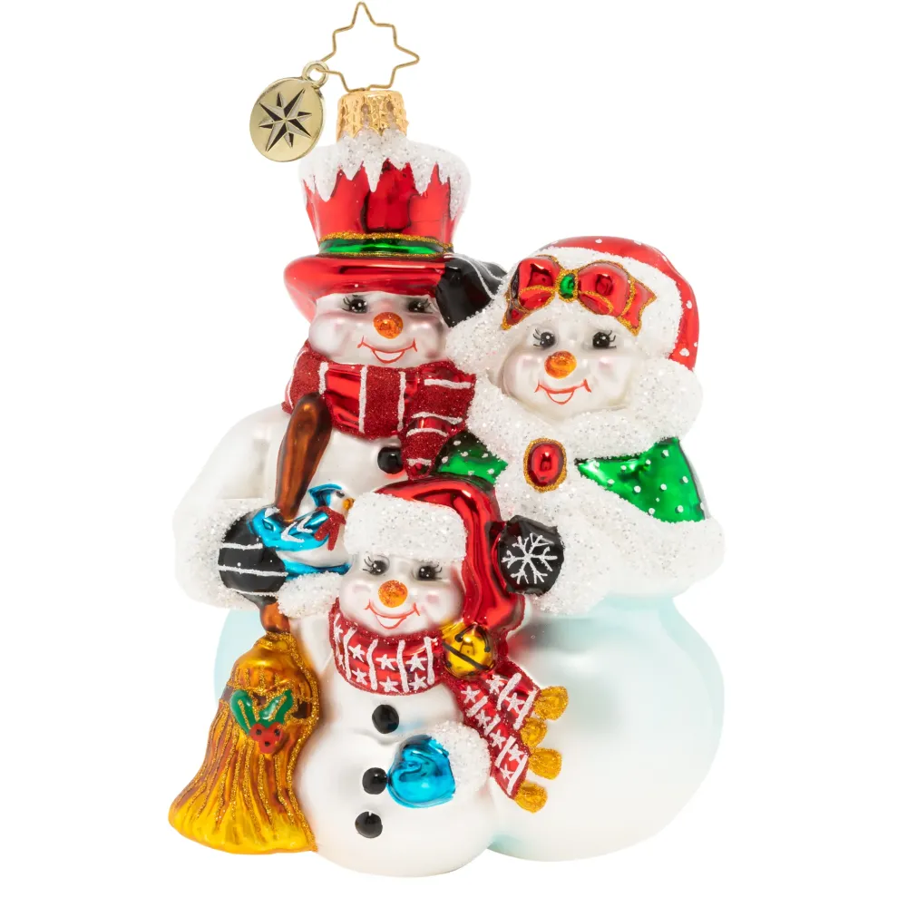 Christopher Radko Cr, A Frozen Family, 1020143, ^ Stocking / Skirt