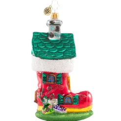 Christopher Radko Cr, A Sole-Ful Shelter, 1020811, ^ Glass