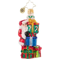 Department 56 Cr, A Tower Of Tidings Gem, 1020564, Christopher Radko^ Blown Glass