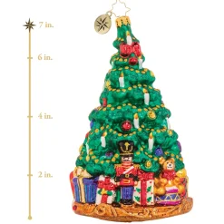 Christopher Radko Cr, A Tree Of Tradition, 1020585, ^ Glass