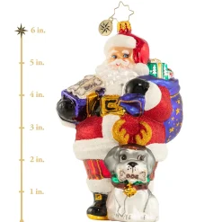 Christopher Radko Cr, A Woof-Tastic Helper!, 1020819, ^ Stocking / Skirt