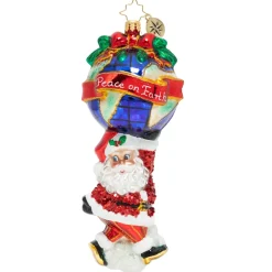 Christopher Radko Cr, A World Of Peace, 1020148, ^ Blown Glass