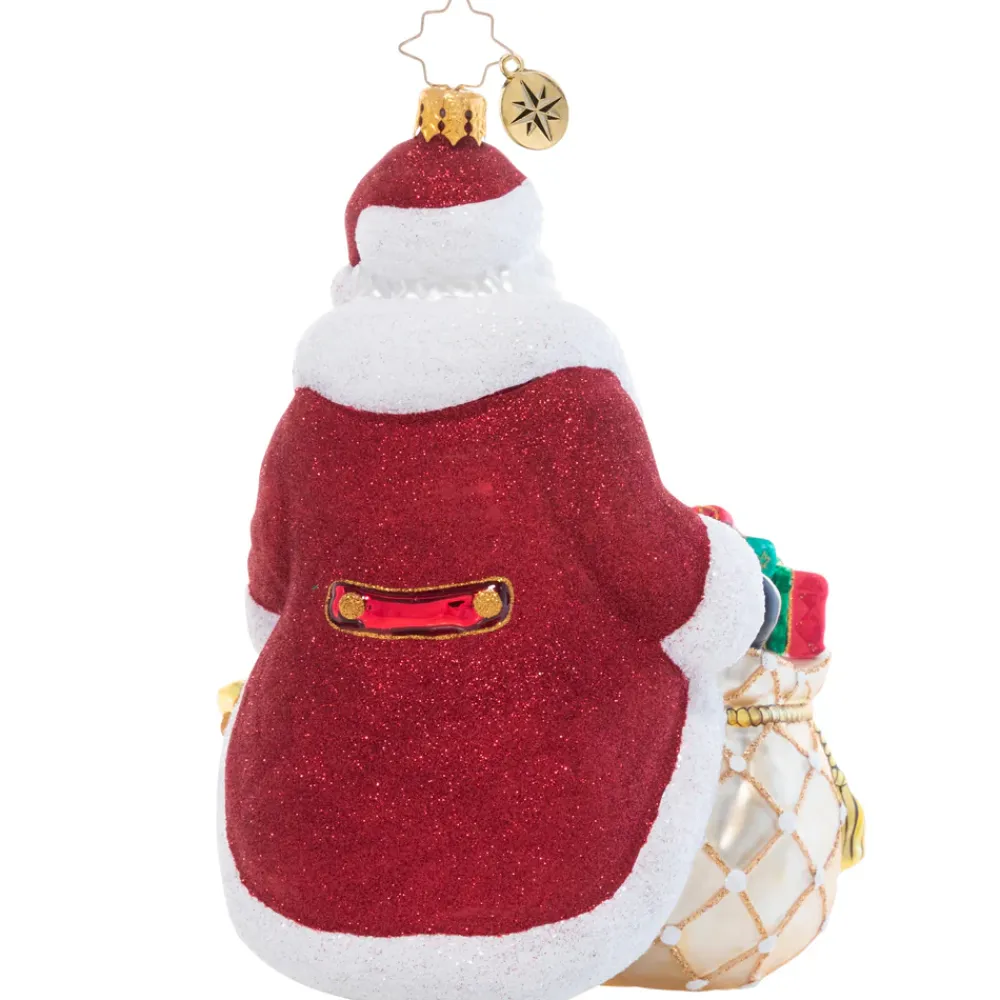 Christopher Radko Cr, Aids Awareness Santa, 1021196, ^ Stocking / Skirt