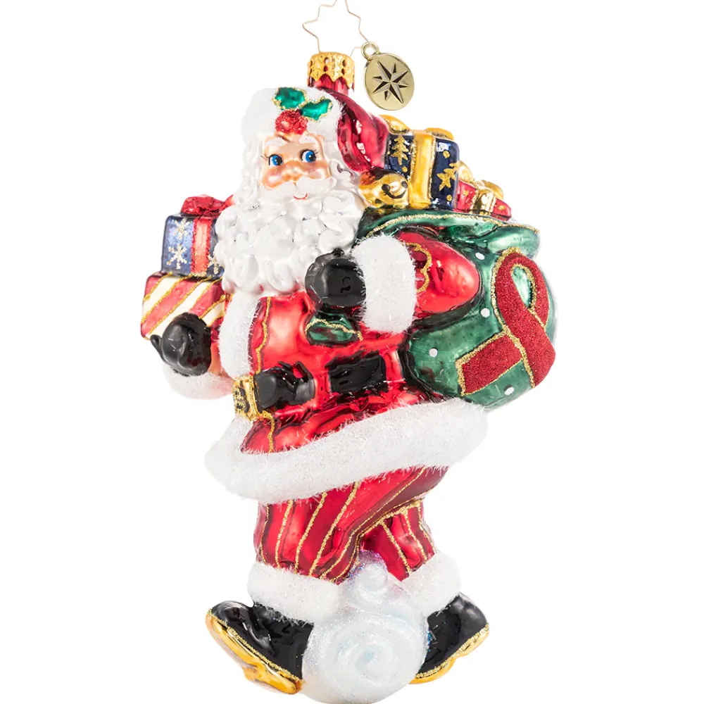 Christopher Radko Cr, Aids Charity Claus, 1020833, ^ Blown Glass
