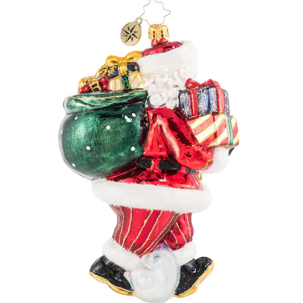 Christopher Radko Cr, Aids Charity Claus, 1020833, ^ Blown Glass
