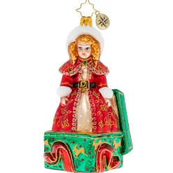 Christopher Radko Cr, All Dolled Up For Christmas, 1020525, ^ Blown Glass