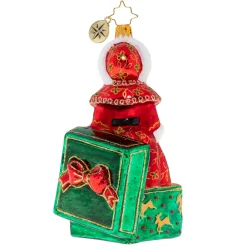 Christopher Radko Cr, All Dolled Up For Christmas, 1020525, ^ Blown Glass