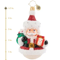 Christopher Radko Cr, An All A-Round Nutty Nicholas, 1020624, ^ Glass