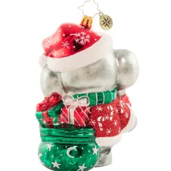 Christopher Radko Cr, Baby Benevolent Elephant, 1020767, ^ Glass