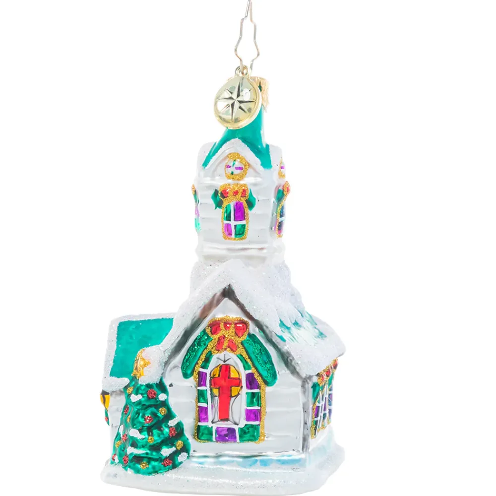 Christopher Radko Cr, Boughs Of Holly Chapel Gem, 1021055, ^ Stocking / Skirt