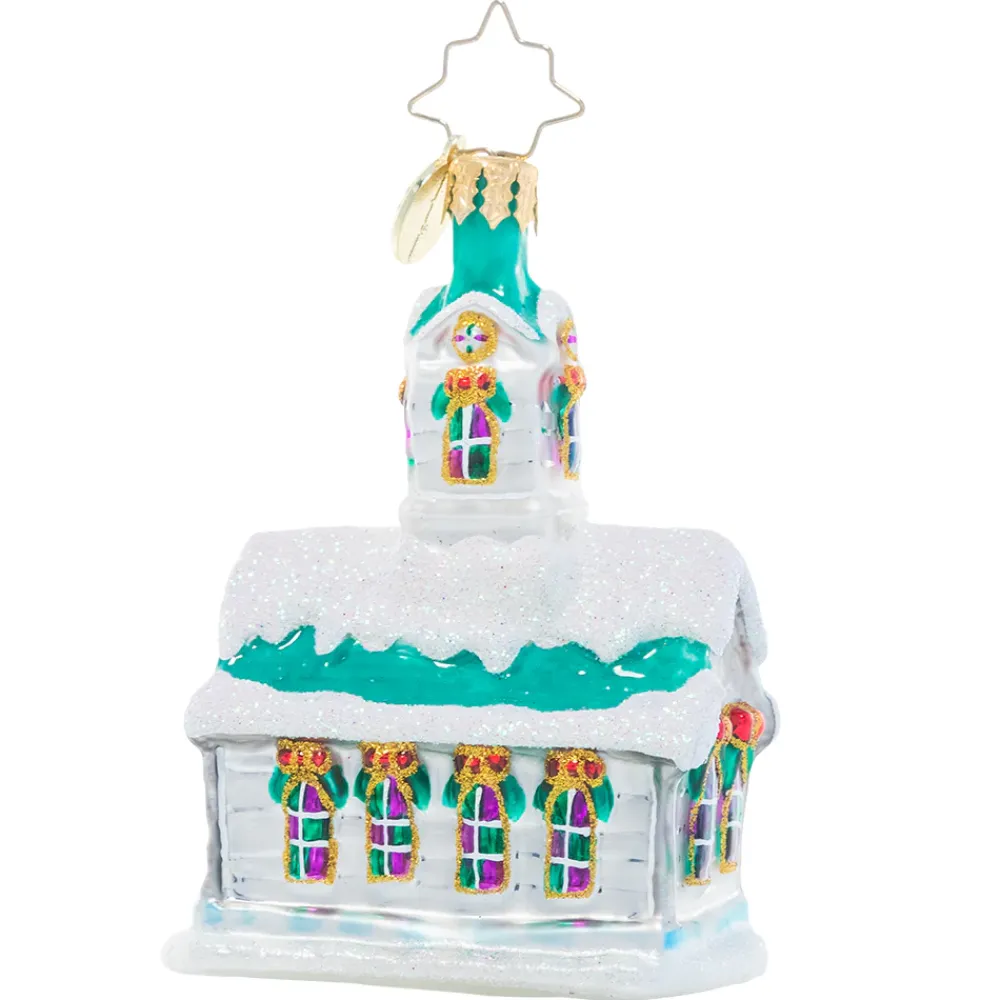 Christopher Radko Cr, Boughs Of Holly Chapel Gem, 1021055, ^ Stocking / Skirt