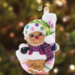 Christopher Radko Cr, Candy Cane Cutie, 1021563, Radko^ Blown Glass