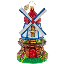 Christopher Radko Cr, Catching A Breeze Windmill, 1020521, ^ Blown Glass