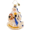 Christopher Radko Cr, Celestial Santa Gem, 1020559, ^ Blown Glass