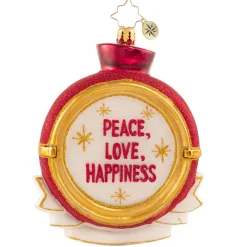 Christopher Radko Cr, Champagne Dreams 2022, 1020716, ^ Blown Glass