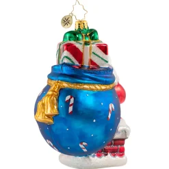 Christopher Radko Cr, Checkered Chariot, 1020885, ^ Santas